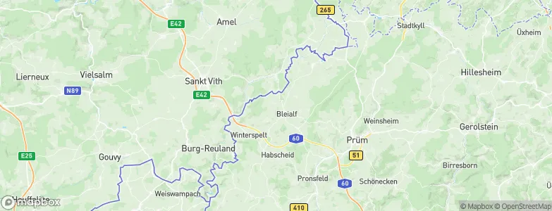 Mützenich, Germany Map