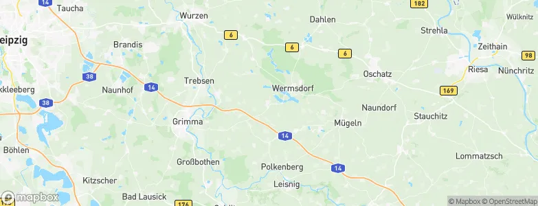 Mutzschen, Germany Map