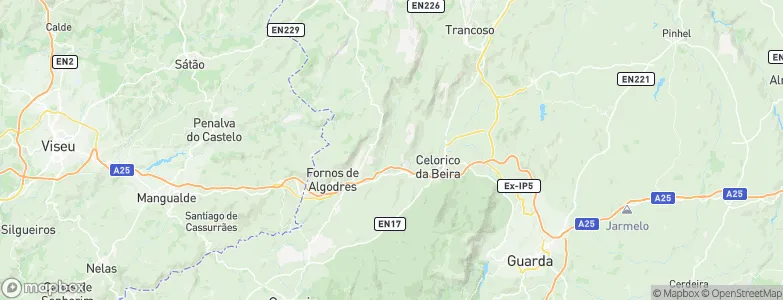 Muxagata, Portugal Map