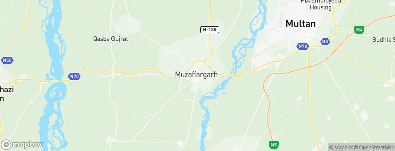 Muzaffargarh, Pakistan Map