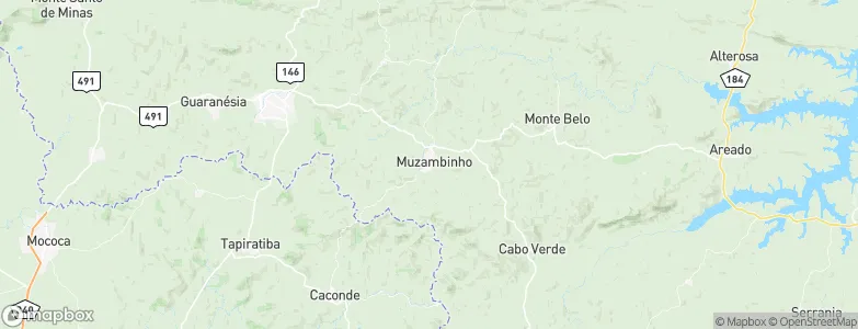 Muzambinho, Brazil Map