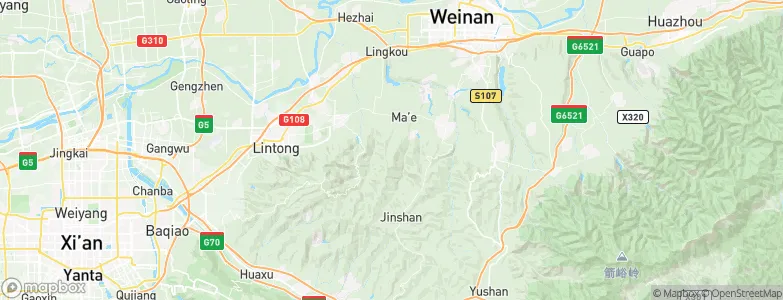 Muzhai, China Map