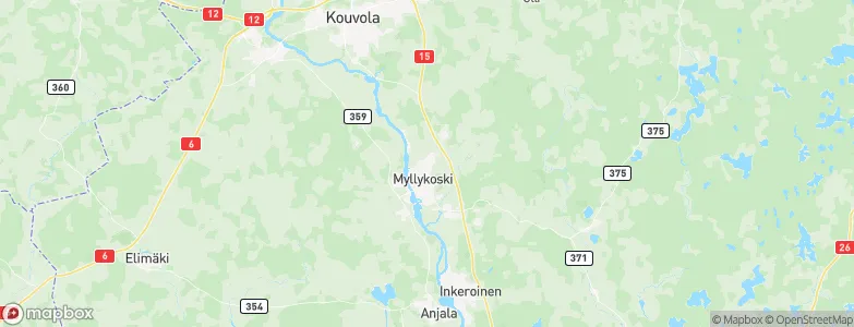 Myllykoski, Finland Map