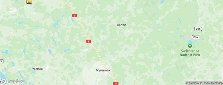 Mynämäki, Finland Map