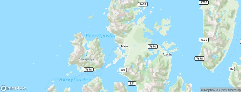 Myre, Norway Map