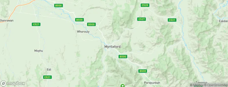 Myrtleford, Australia Map