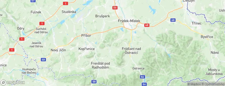 Myslík, Czechia Map