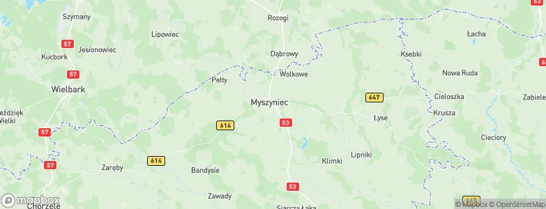 Myszyniec, Poland Map