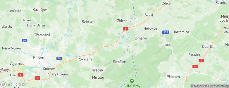 Mýto, Czechia Map