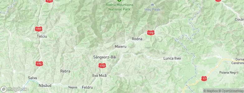 Măieru, Romania Map