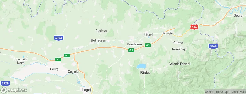 Mănăştiur, Romania Map