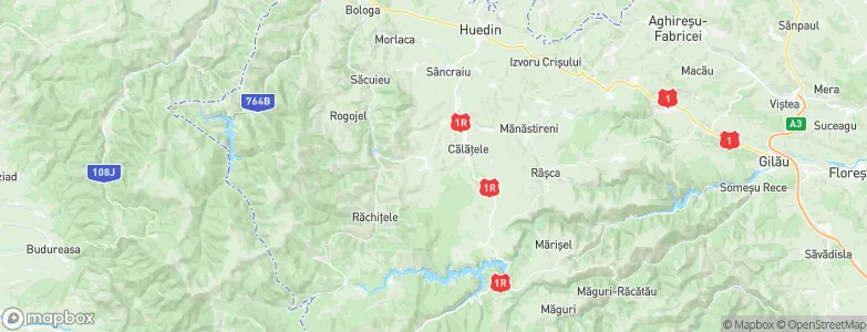 Mărgău, Romania Map