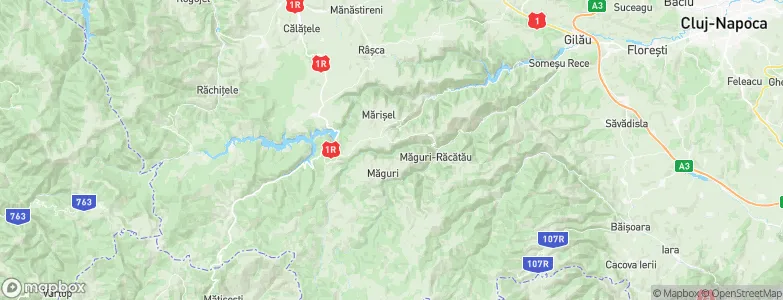 Mărişel, Romania Map