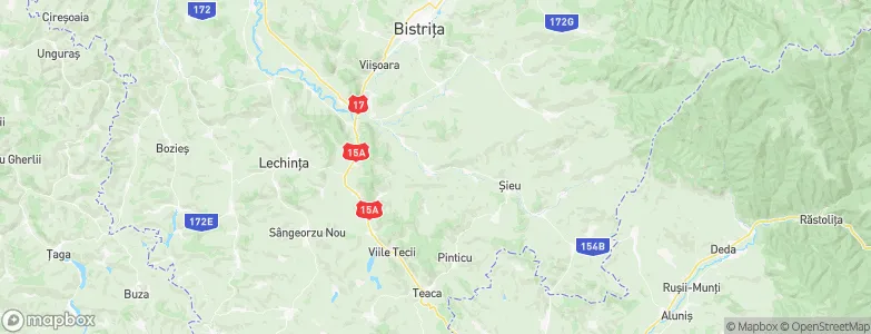 Mărişelu, Romania Map