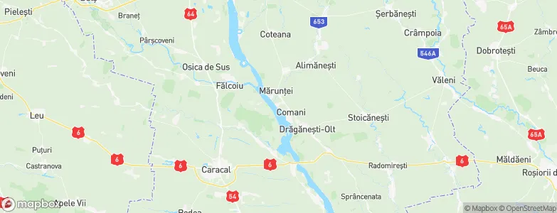 Mărunţei, Romania Map
