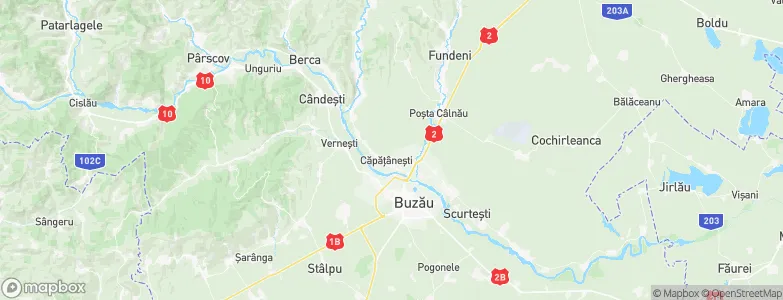 Mărăcineni, Romania Map