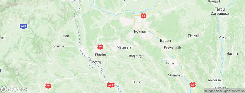 Mătăsari, Romania Map