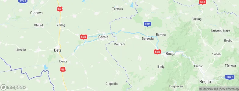 Măureni, Romania Map