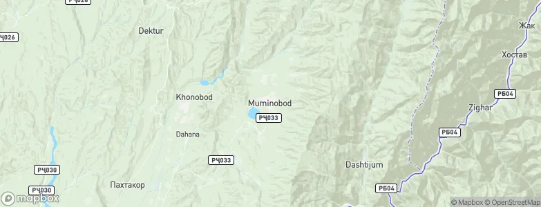 Mŭ’minobod, Tajikistan Map