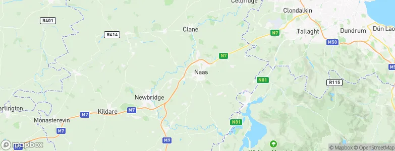 Naas, Ireland Map