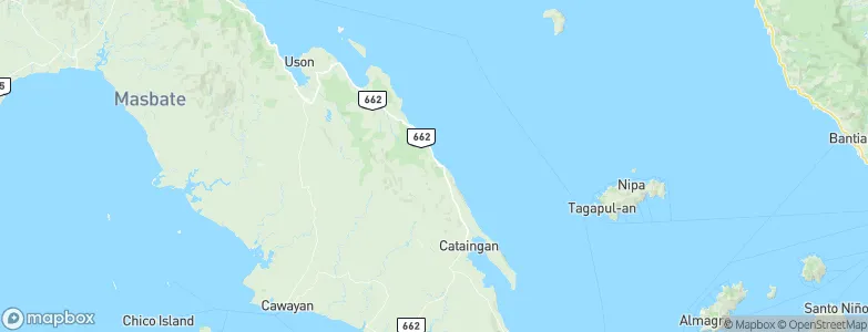 Nabangig, Philippines Map