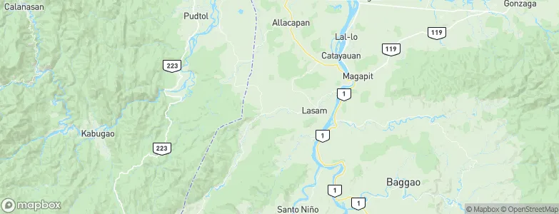 Nabannagan West, Philippines Map