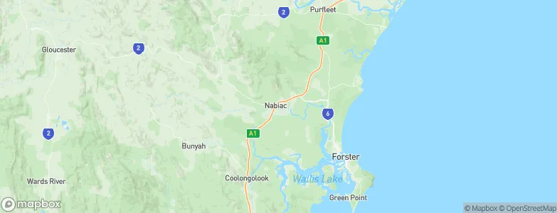 Nabiac, Australia Map