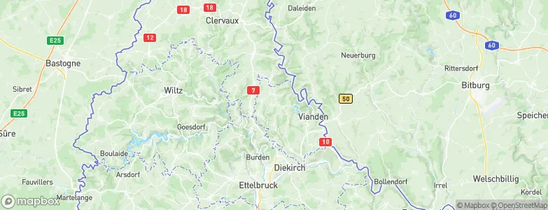 Nachtmanderscheid, Luxembourg Map