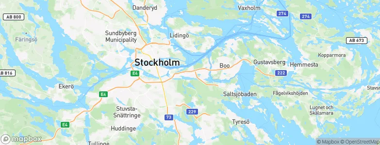 Nacka, Sweden Map