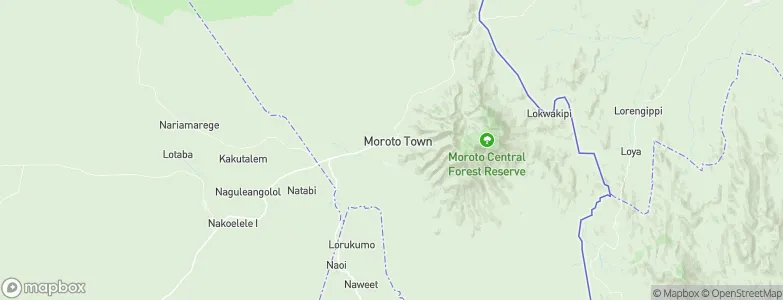 Nadiket, Uganda Map