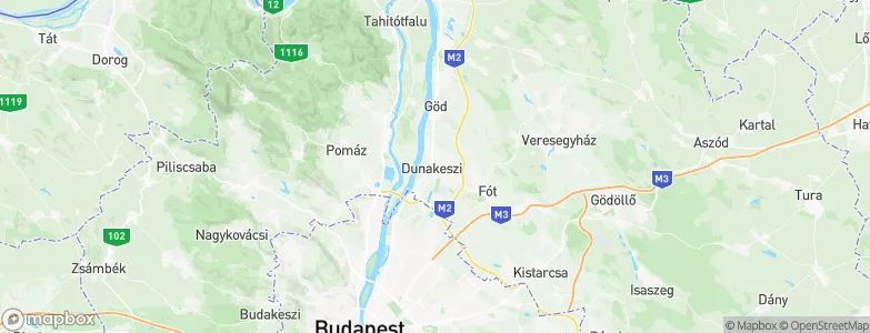 Nádormajor, Hungary Map