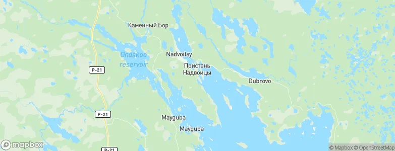 Nadvoitsy, Russia Map