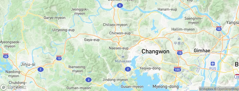 Naesŏ, South Korea Map