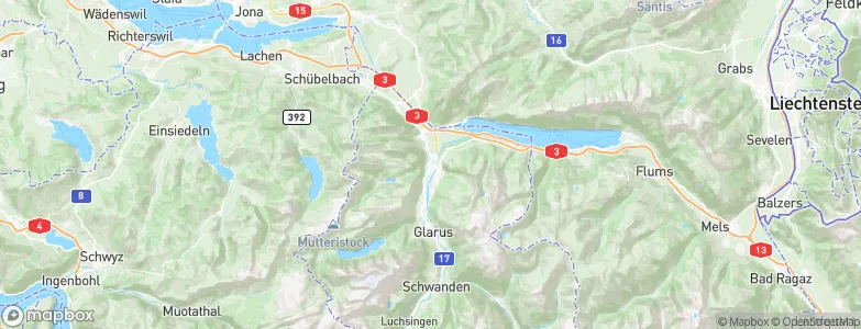 Näfels, Switzerland Map