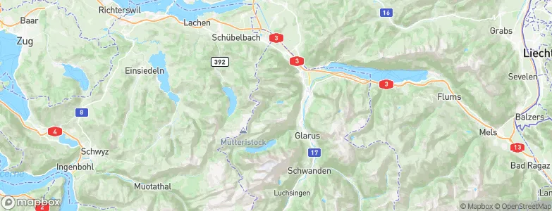 Näfels, Switzerland Map