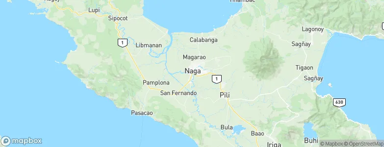 Naga City, Philippines Map