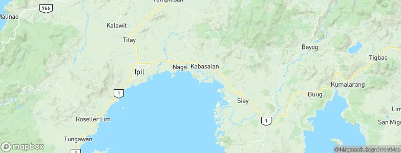 Naga, Philippines Map