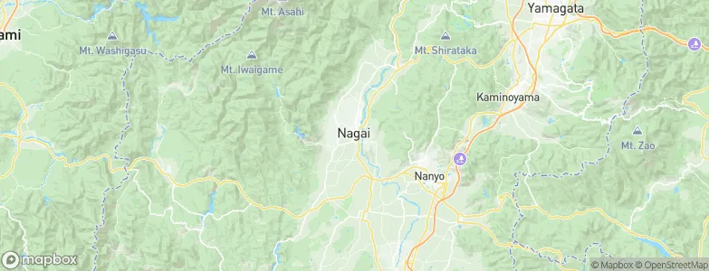 Nagai, Japan Map