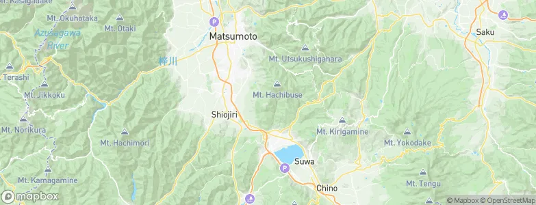 Nagano, Japan Map