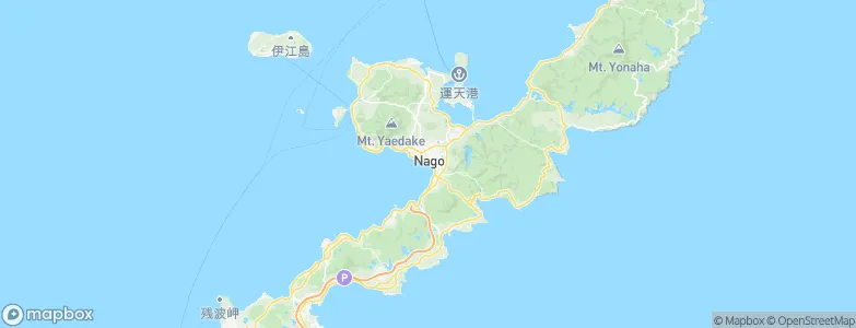 Nago, Japan Map