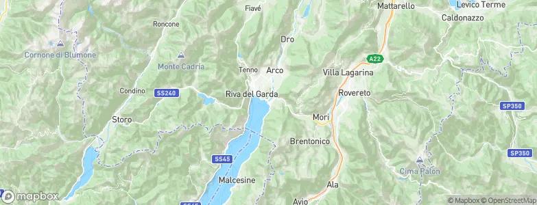 Nago–Torbole, Italy Map