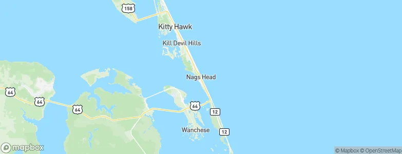 Nags Head, United States Map