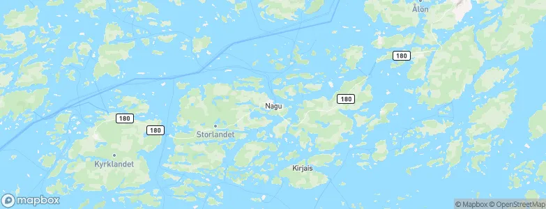 Nagu, Finland Map