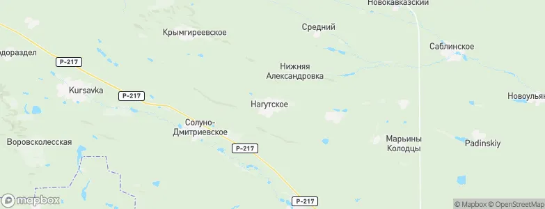 Nagutskoye, Russia Map