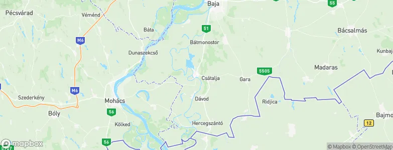 Nagybaracska, Hungary Map