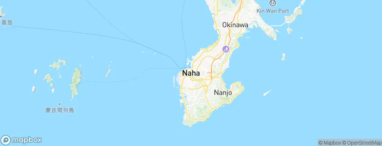 Naha, Japan Map