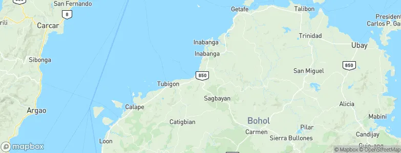 Nahawan, Philippines Map