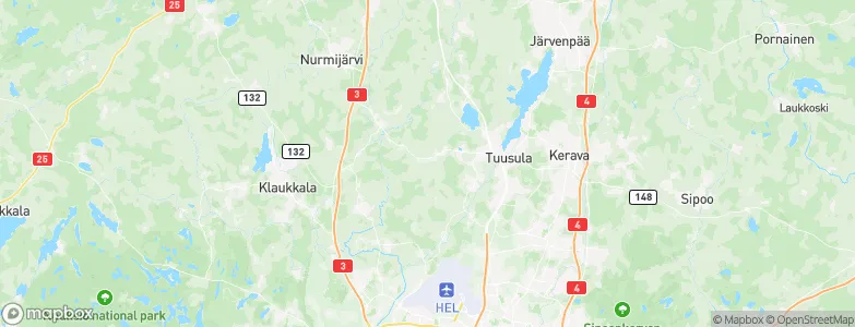 Nahkela, Finland Map