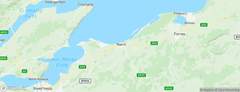 Nairn, United Kingdom Map