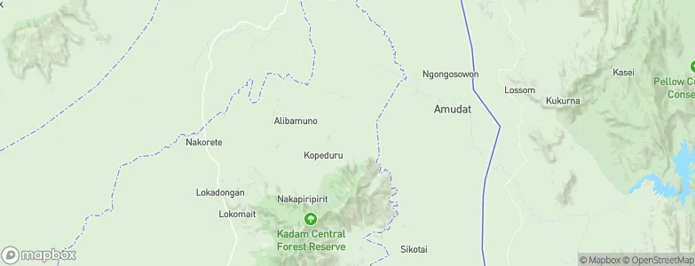 Nakapiripirit, Uganda Map
